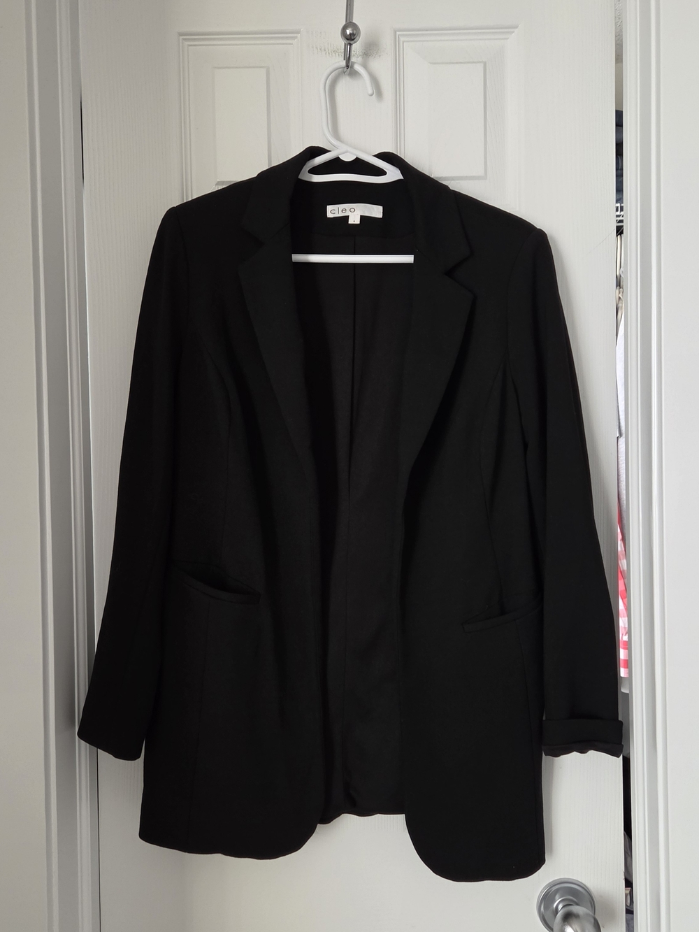 Cleo Black Women's Longline Blazer Size 4